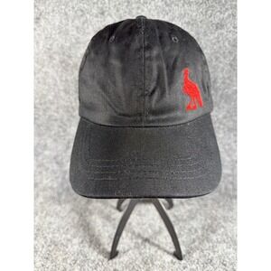 Wild Turkey Bourbon Baseball Hat Mens Black Red Logo Embroidered Strapback Cap